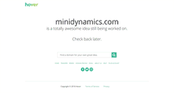 Desktop Screenshot of minidynamics.com