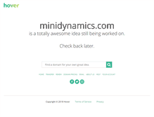 Tablet Screenshot of minidynamics.com